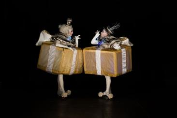 Illuminated Roller Skating Presents - Walkabout Roller Skaters Entertainers