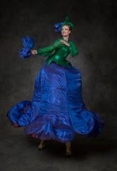 Blue Belles - Flower Stilt Walkers - Walkabout Entertainers