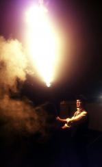 Fire Knights - Flame Holding Armoured Knights - Human Statue Entertainers