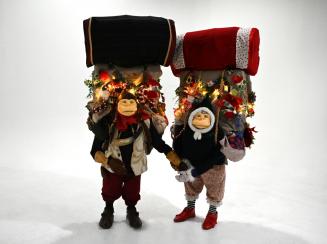 Flying Buttresses - Elderly Puppetry Couple of Miniature Proportions - Walkabout Entertainers