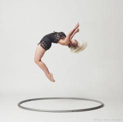 Tensile Twitch - Female Acrobatic Cyr Wheel Cabaret Act circus Entertainer