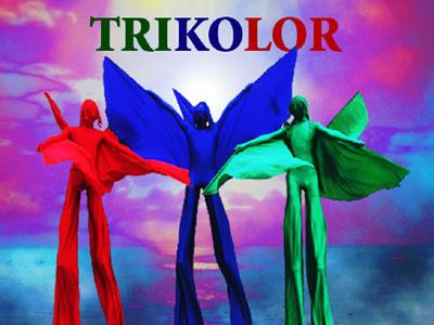Trikolor - Colourful Stilt Walkers - Walkabout Entertainers