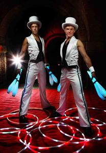 Halo - Glow Jugglers - Circus Glow Show Cabaret Act