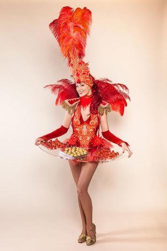 Chilli Rouge - Red Hot Hostess Girls on Ground or Stilt Walkers Entertainers